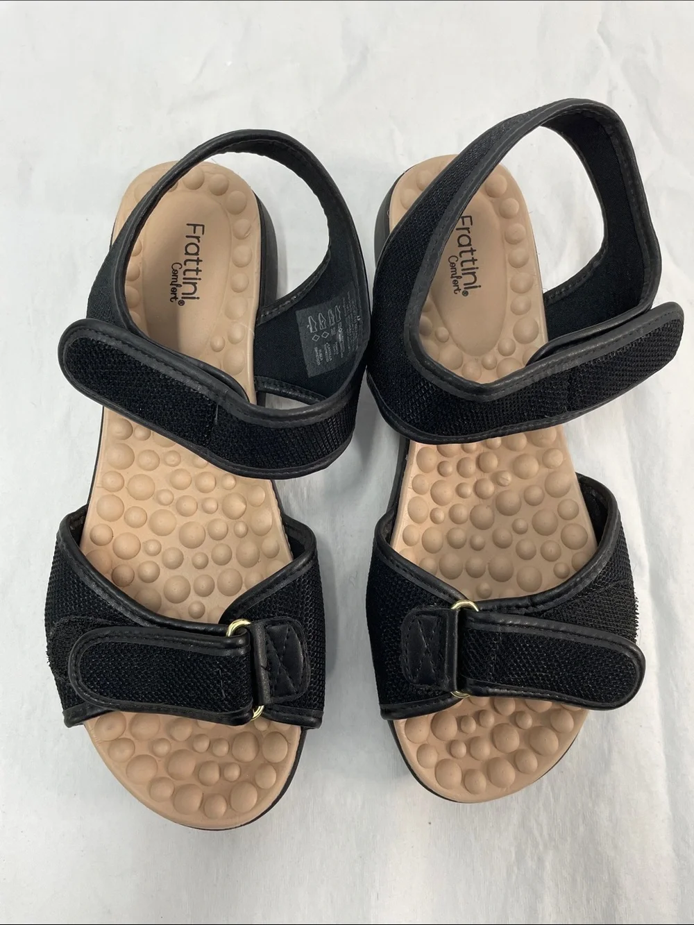 FRATTINI COMFORT SANDALS WITH ADJUSTABLE VELCO STRAPS FTL-07-126
